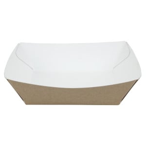 Grande Vaschetta Alimentare in Kraft Compostabile 139 x 148 mm - Lotto da 500 - Colpac - Fourniresto