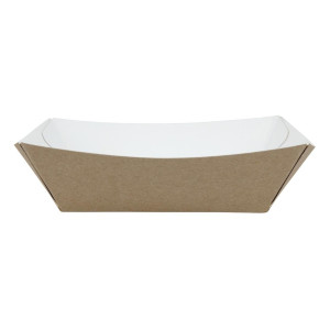 Grande Vaschetta Alimentare in Kraft Compostabile 139 x 148 mm - Lotto da 500 - Colpac - Fourniresto