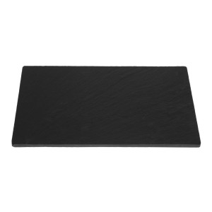 Piatto in ardesia per vassoio 280 x 100 mm - Set da 2 - Olympia - Fourniresto