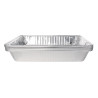 Rectangular Aluminum GN 1/1 9.6 L Tray - Set of 5 - Fiesta - Fourniresto