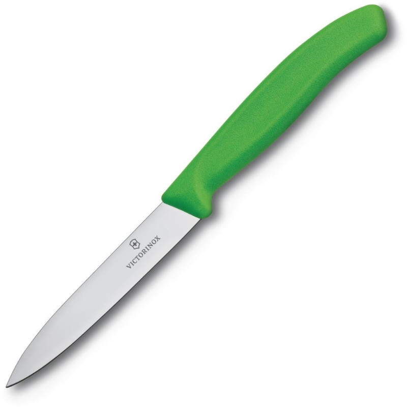 Coltello da cucina verde lama 10 cm - Victorinox - Fourniresto