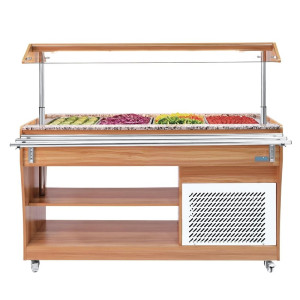 Buffet Refrigerato Centrale 4 GN 1/1 - Polar - Fourniresto