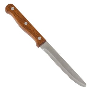 Coltello da bistecca arrotondato in legno - Lotto di 12 - Olympia - Fourniresto