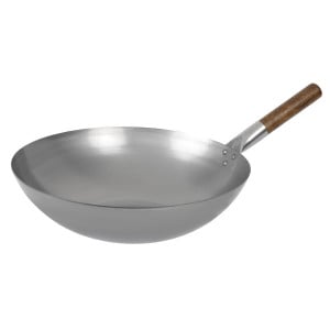 Londonwok Steel Hemisphere Bottom Wok Ø 38 cm - FourniResto - Fourniresto