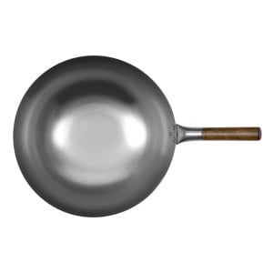 Wok in acciaio con fondo emisferico Londonwok Ø 38 cm - FourniResto - Fourniresto