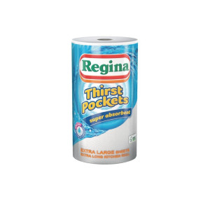 Asciugatutto Regina Thirst Pockets 100 Fogli - Confezione da 6 - FourniResto - Fourniresto