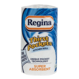 Asciugatutto Regina Thirst Pockets 100 Fogli - Confezione da 6 - FourniResto - Fourniresto