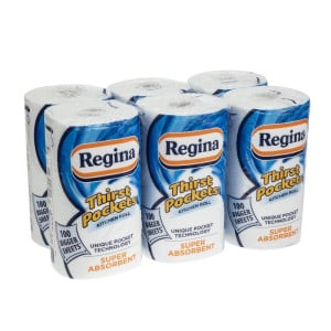 Essuietout Regina Thirst Pockets 100 Feuilles - Lot de 6 - FourniResto - Fourniresto