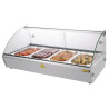 Vitrine Libre Service Chauffante Slim 220L - Buffalo - Fourniresto