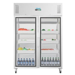 Vetrina refrigerata positiva GN 2/1 serie G 600 L - Polar - Fourniresto