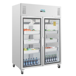 Vetrina refrigerata positiva GN 2/1 serie G 600 L - Polar - Fourniresto