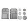 Piatto Tablotherm EPP con stoviglie - Cambro - Fourniresto