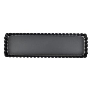 Rectangular Non-Stick Tart Mold with Removable Bottom 360 mm - De Buyer - Fourniresto