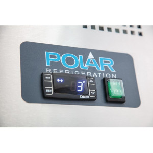 Sottobase Refrigerato Positivo GN 1/1 Serie U 2 porte 214L - Polar - Fourniresto