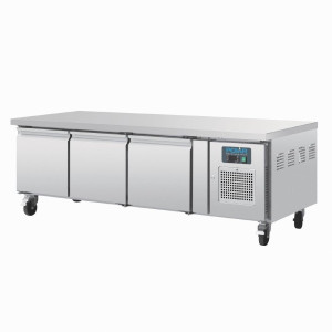 Sottobase Refrigerato Positivo GN 1/1 Serie U 3 porte 317L - Polar - Fourniresto