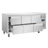 Tavolo Refrigerato GN 1/1 Ventilato 6 Cassetti Serie U 465L - Polar - Fourniresto