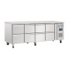 Tavolo Refrigerato Gn 1/1 Ventilato 8 Cassetti Serie U - 616 L - Polar