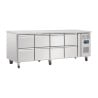 Refrigerated Table Gn 1/1 Ventilated 8 Drawers Series U - 616 L - Polar