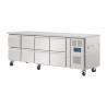 Tavolo Refrigerato Gn 1/1 Ventilato 8 Cassetti Serie U - 616 L - Polar