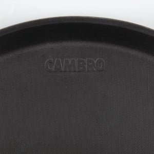 Piatto Rotondo in Fibra di Vetro Antiscivolo Nero Treadlite Ø 355 mm - Cambro - Fourniresto