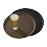 Round Non-Slip Black Fiberglass Tray Treadlite Ø 405 mm - Cambro - Fourniresto