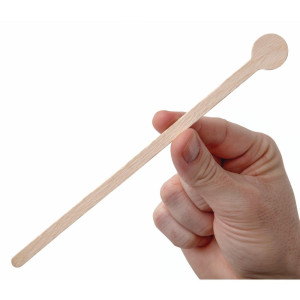 Biodegradable Wooden Cocktail Stirrers 200mm - Pack of 100 - Fiesta Green - Fourniresto