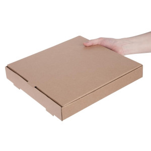 Scatole per pizza Kraft da 30 cm - Pacco da 100 - Fiesta Green - Fourniresto