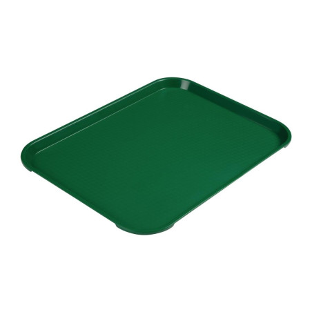 Vassoio rettangolare verde in polipropilene Fast Food 410mm - Cambro - Fourniresto