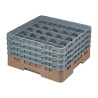 Scaffale per bicchieri 25 scomparti Camrack beige Altezza massima 215mm - Cambro - Fourniresto