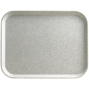 Piatto in poliestere Versalite grigio marmorizzato 457 mm - Cambro - Fourniresto