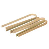 Bamboo Tongs 160mm - Pack of 50 - Fiesta Green - Fourniresto