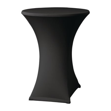 Housse de Table Extensible Samba Noire pour Table avec Pieds Croisés - FourniResto - Fourniresto