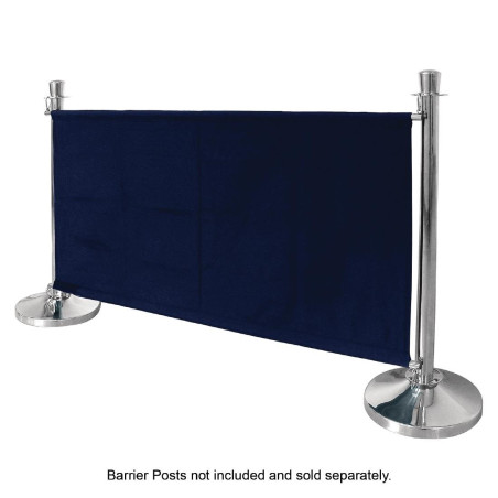 Dark Blue Canvas Barrier - Bolero - Fourniresto