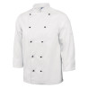 Giacca da cucina unisex Chicago a maniche lunghe bianca taglia M - Whites Chefs Clothing - Fourniresto