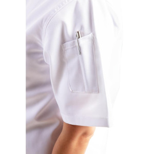 Giacca da cucina unisex Chicago a maniche corte bianca taglia S - Whites Chefs Clothing - Fourniresto