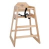 Sedia Alta In Legno Finitura Naturale - Bolero - Fourniresto