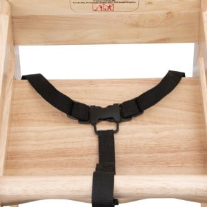 Sedia Alta In Legno Finitura Naturale - Bolero - Fourniresto