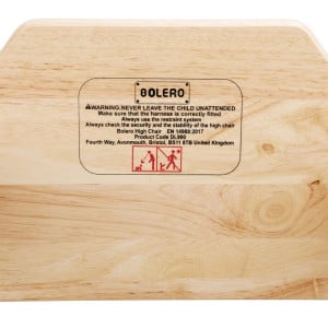Sedia Alta In Legno Finitura Naturale - Bolero - Fourniresto