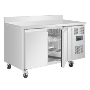 Tavolo Refrigerato 2 Ante Con Schienale - 282 L - Polar - Fourniresto