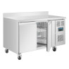 Tavolo Refrigerato 2 Ante Con Schienale - 282 L - Polar - Fourniresto