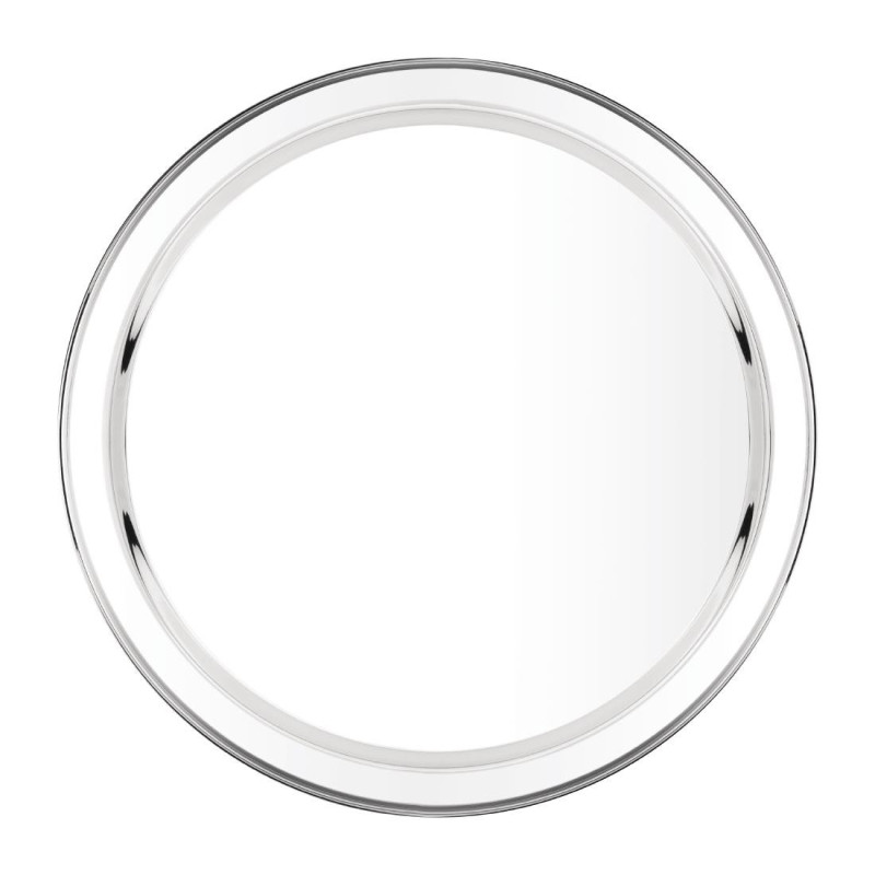 Vassoio da servizio rotondo in acciaio inossidabile Ø 405mm - Olympia - Fourniresto Vassoio da servizio rotondo in acciaio inossidabile Ø 405mm - Olympia - Fourniresto