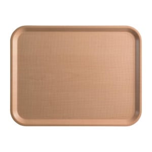 Vassoio rettangolare in laminato Mykonos Betulla 430mm - Cambro - Fourniresto