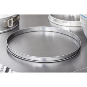 Cerchio Per Crostata in Acciaio Inox - Ø 280 mm - Matfer