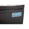 Vetrina refrigerata nera con porte curve 86 L - Polar - Fourniresto