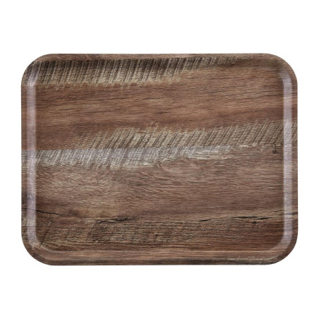 Piano laminato con superficie in grano di legno di quercia scura 430 mm - Cambro - Fourniresto