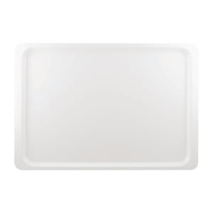 Plateau de Service en Polyester Euronorme 530 x 370mm Blanc - Roltex - Fourniresto