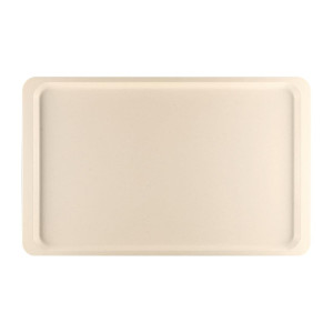 Vassoio da servizio in poliestere GN1/2 325x265mm beige - Roltex - Fourniresto