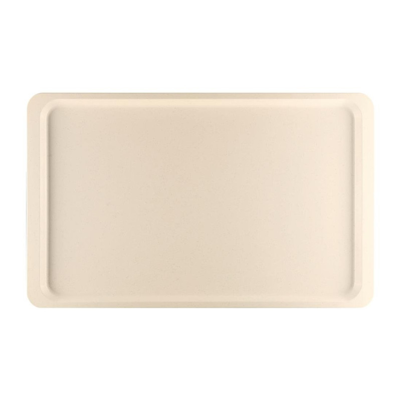 Vassoio da servizio in poliestere GN1/2 325x265mm beige - Roltex - Fourniresto