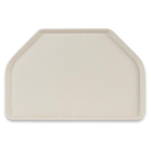 Vassoio da servizio in poliestere trapezoidale 500x325mm beige - Roltex - Fourniresto