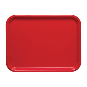 Plateau Nordic 360x280mm Rouge - Roltex - Fourniresto